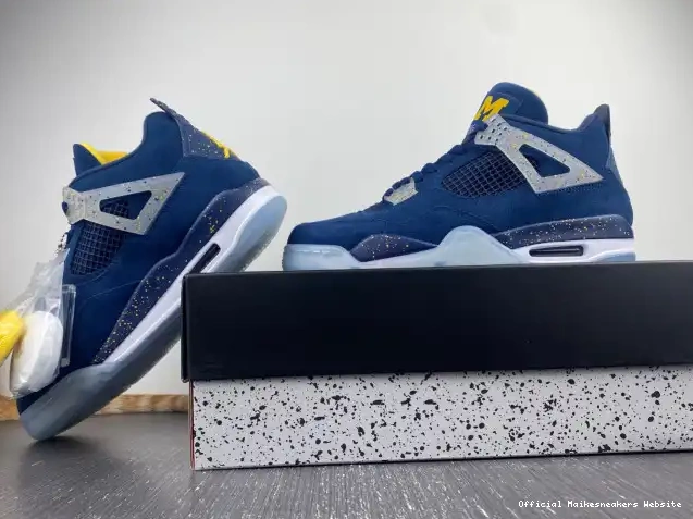 Official Maikesneakers 4 Jordan (PE) AJ4-1036660 Retro Michigan Air 0605